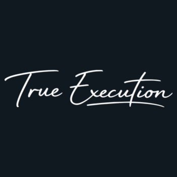 True Execution Cursive - White Print - Canada Sportswear - Vault - Adult Pullover Hoodie Design