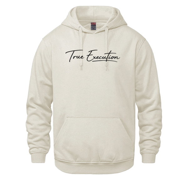 True Execution Cursive - Black Print - Canada Sportswear - Vault - Adult Pullover Hoodie Thumbnail
