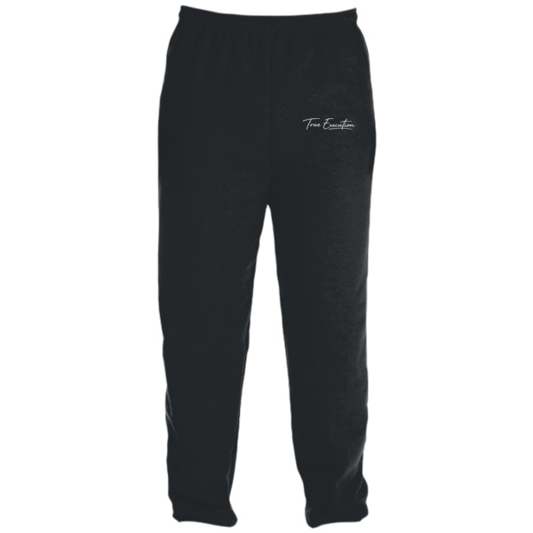 True Execution Cursive - White Print - Gildan Adult Heavy Blend™ Sweatpant Thumbnail